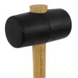 Maillet en caoutchouc 60 mm bois frêne MOB OUTILLAGE 0367600201 photo du produit Secondaire 1 S