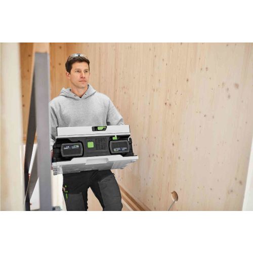 Scie circulaire sur table 2x18V CSC SYS 50 EBI-Set + 2 batteries 5Ah + chargeur - FESTOOL - 577379 pas cher Secondaire 8 L