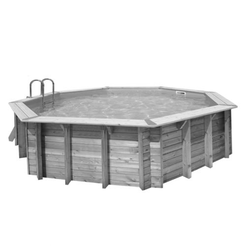 Piscine OCEA 580 H130cm liner bleu 75/100 - UBBINK - 7504506 pas cher