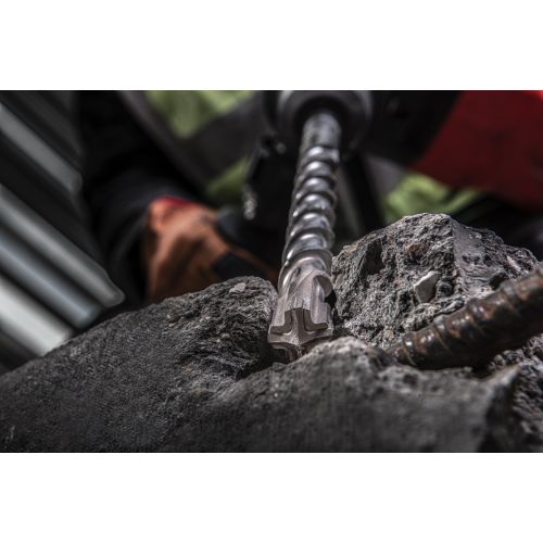 Foret SDS MAX géométrie novatrice 4 taillants 16 x 340 mm MILWAUKEE 4932352756 photo du produit Secondaire 4 L