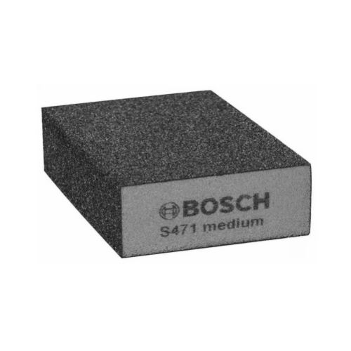 &Eacute;ponge abrasive  S471 Best for Flats & Edges pour pon&ccedil;age manuel des bords 69x97x26mm moyen - BOSCH - 2608608225 pas cher