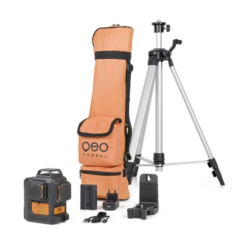 Pack laser multilignes FLG 6X-GREEN +  batterie + chargeurs en saccoche rembourrée GEO FENNEL 534630 photo du produit