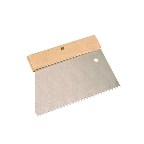 Peigne à colle manche bois 185 x 130 mm V 5 x 5 MEJIX 180235 photo du produit Principale L