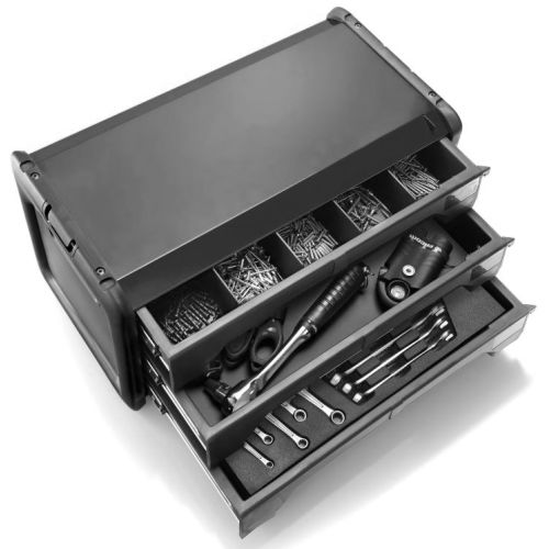 Bo&icirc;te &agrave; outils bi-mati&egrave;re 3 tiroirs 430mm - FACOM - BT.203 pas cher Secondaire 3 L