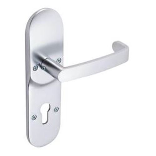 Garniture sur plaque béquille/béquille entraxe 70mm demi-cylindre - ABLOY - EH00625030R10060 pas cher Principale L