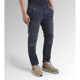 Pantalon de travail en jean STONE PLUS DIRTY WASHING bleu T36/38 (US28) - DIADORA SPA - 702.170752 pas cher Principale M