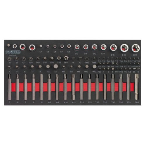 Module d'embouts de vissage et douilles torx 88 pièces KS TOOLS 713.5010 photo du produit