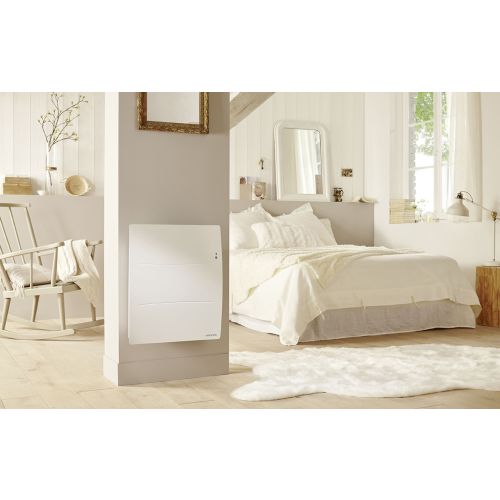 Radiateur chaleur 750 W AGILIA horizontal pilotage intelligent connecté blanc carat ATLANTIC 503121 photo du produit Secondaire 3 L