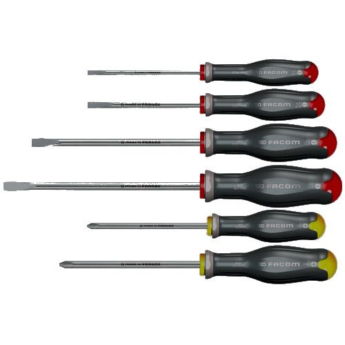Jeu de 6 tournevis Protwist inox FACOM ATPST.J6 photo du produit Secondaire 1 L