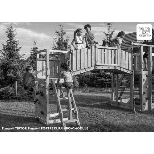 Aire de jeux Rainbow Fortress Tip - FUNGOO - 03513PT pas cher Secondaire 3 L