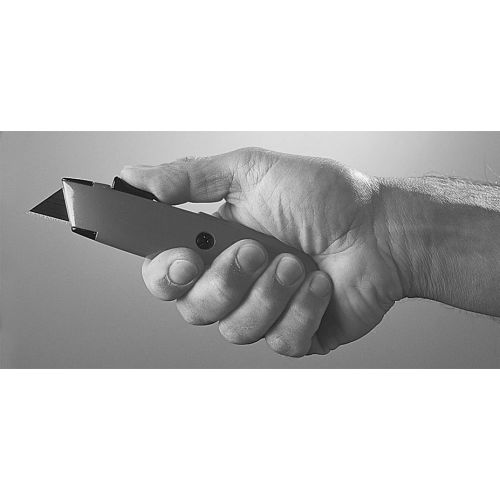 Cutter lame auto-rétractable trapézoïdale - SAM OUTILLAGE - 378-40 pas cher Secondaire 2 L