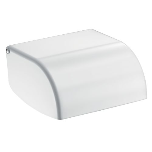 Porte-papier WC à rouleau Inox 304 époxy blanc DELABIE 3565 photo du produit Principale L