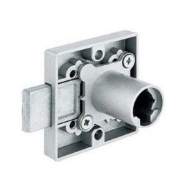 Serrure à plaquer monopoint Ojmar Uno 42x38 mm nickelée - 785716 photo du produit Principale M