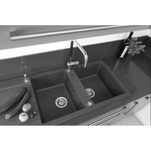 Bonde de vidage automatique D90mm pour &eacute;vier double cuve - VALENTIN - 00 438000 000 00 pas cher Secondaire 2 L