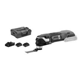 Découpeur-ponceur 18V Bosch GOP 18V-28 + 2 batteries Procore 4 Ah + chargeur GAL 18V-40 + L-BOXX - 06018B600Q pas cher Principale M