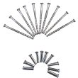 Vis reliure M4 recoupable 30-65mm avec douille M4x22 satin nickelé sachet de 10 - HERACLES - ACC-VR-3065NK pas cher