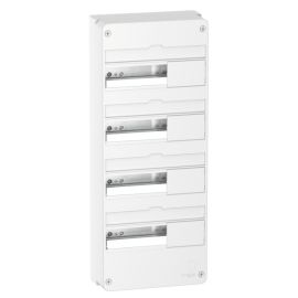 Coffret en saillie RESI9 blanc 4 rangées de 13 modules 90A - SCHNEIDER ELECTRIC - R9H13404 pas cher Principale M