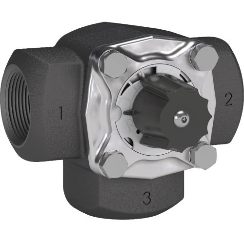 Vanne m&eacute;langeuse Termomix fonte 3 voies taraud&eacute;e 3/4'' THERMADOR V3V20 photo du produit Principale L