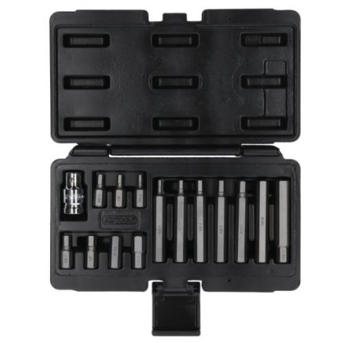Coffret de 15 embouts de vissages 6 pans 1/2 '' 10 mm KS TOOLS 911.5040 photo du produit Secondaire 2 L