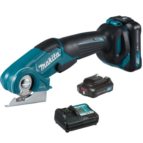 Découpeur universel CXT 12 V + batterie 2 Ah + chargeur en boîte en carton MAKITA CP100DWA photo du produit