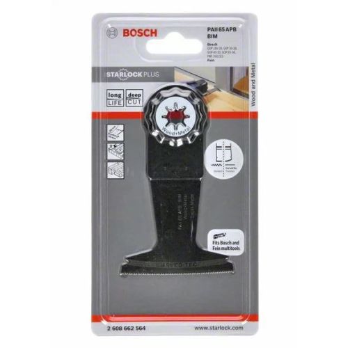 Lame de scie oscillante Bosch BIM PAII 65 APB Wood and Metal BOSCH 2608662564 photo du produit Secondaire 1 L