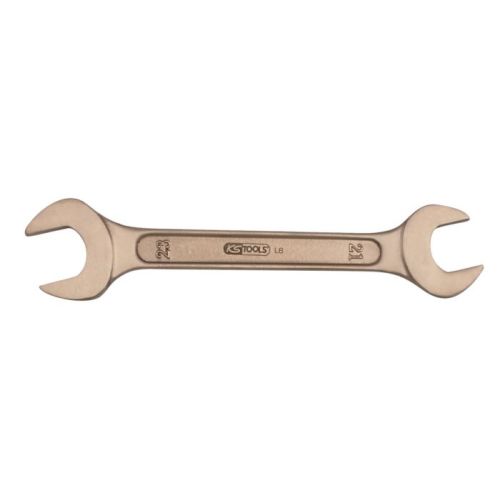 Clé à fourches BRONZEPLUS en aluminium-bronze antidéflagrant 11/16''x25/32'' 225 mm KS TOOLS 963.7079 photo du produit