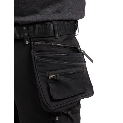 Pantacourt artisan stretch 4D noir T38 - BLÅKLÄDER - 179716449900C44 pas cher Secondaire 4 L