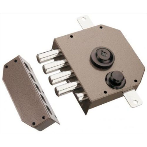 Mécanisme 3 points 630 A2P* poussant en applique marron gauche - MOTTURA - 30630VS50RHAFSX pas cher