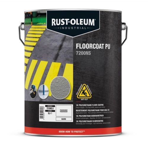 Peinture antidérapante transparent SUPERGRIP 1K seau de 5L RUST-OLEUM 7110NS.5 photo du produit