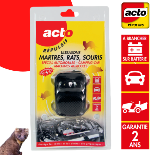 Répulsif ultrasons pour les rats et souris spécial automobiles ACTO REPULSIF RUS7 photo du produit Secondaire 1 L