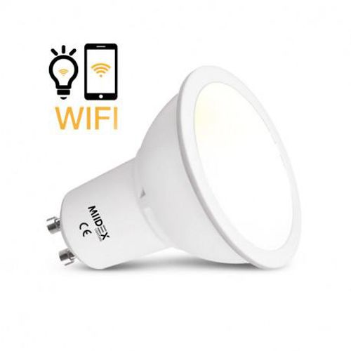 Ampoule LED connectée WIFI CCT + dimmable 5 W MIIDEX LIGHTING 7884 photo du produit Secondaire 1 L