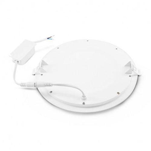 Plafonnier LED SLIMY blanc 18  W rond 3000 K MIIDEX LIGHTING 77573 photo du produit Secondaire 1 L