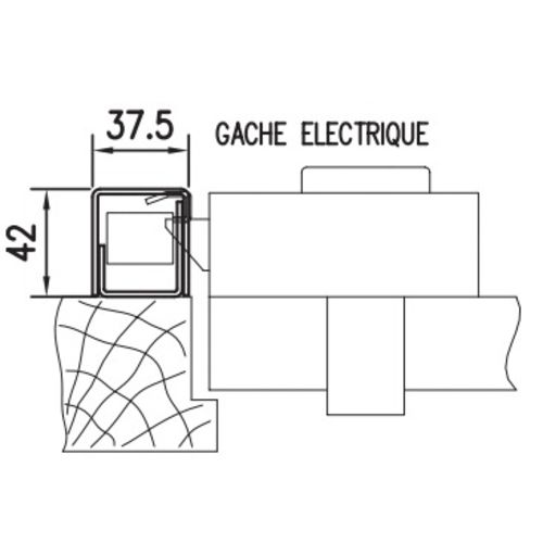 GACHE HM P/SESAME AV GCH 1T GHE BLC photo du produit