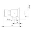 Robinet urinoir PRESTO 12 NEO avec raccord 12 X 14 PRESTO 31707 photo du produit Secondaire 1 S