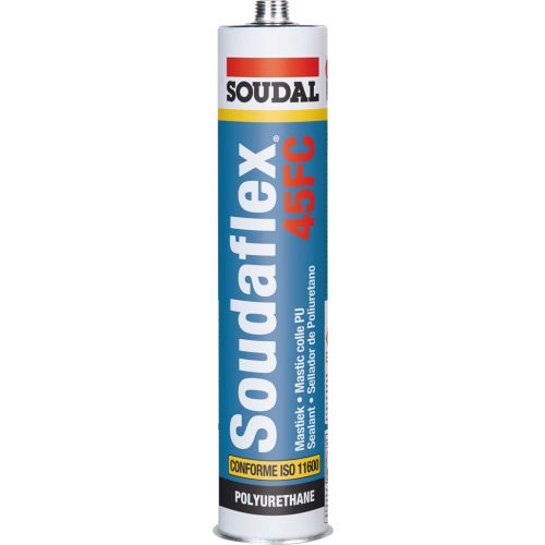 Mastic-colle Soudaflex 45FC blanc 300ml - SOUDAL - 120664 pas cher