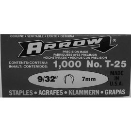 Agrafe T25 Arrow 7 mm boîte de 1000 - 25932 pas cher Principale M