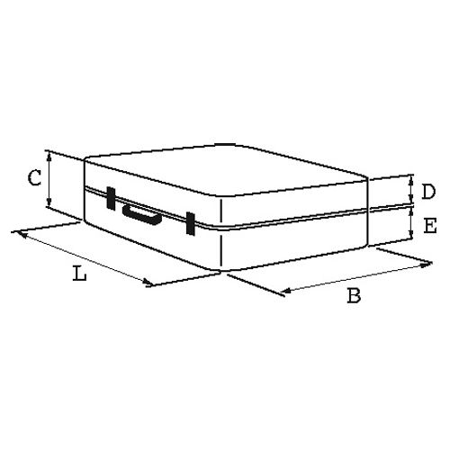 Valise à outils en polypropylène avec trolley - SAM OUTILLAGE - TVRT pas cher Secondaire 2 L