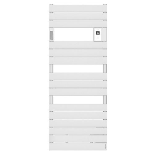 S&egrave;che-serviettes &eacute;lectrique connect&eacute; sans soufflerie 1000W AD&Eacute;LIS digital blanc carat - ATLANTIC - 862772 pas cher