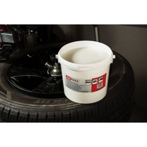 Seau de graisse à pneu blanche 5 kg KS TOOLS 100.4010 photo du produit Secondaire 1 L