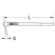 Pioche BRONZEPLUS 950 mm KS TOOLS 963.9605 photo du produit Secondaire 1 S