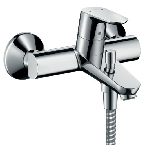 Mitigeur bain-douche mural FOCUS cartouche économique - HANSGROHE - 31948000 pas cher