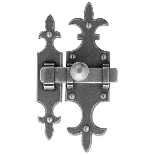 Targette à pêne plat rustique 679 epoxy gris - BOUVET - T33C6R pas cher