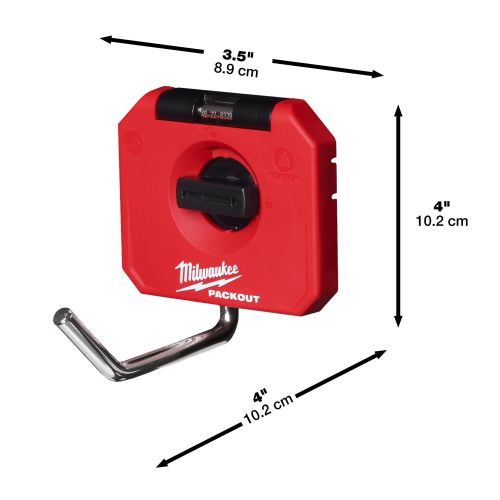 Petit crochet PACKOUT droit - simple MILWAUKEE TOOL 4932493383 photo du produit Secondaire 3 L