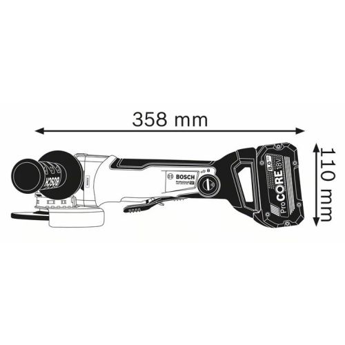 Meuleuse 18 V avec X-Lock GWX 18V-10 PSC Professional (sans batterie ni chargeur) en coffret L-BOXX BOSCH 06017B0800 photo du produit Secondaire 1 L