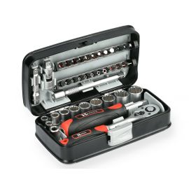 Coffret de douilles 12 pans Hanger 1/4'' compact 38 pièces - 251005 photo du produit Principale M