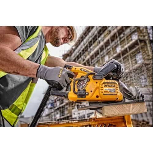 Scie circulaire construction 54 V XR FLEXVOLT BRUSHLESS 190 mm + 2 batteries + chargeur DEWALT DCS577T2-QW photo du produit Secondaire 16 L