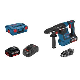 Perforateur SDS Plus 18V Bosch GBH 18V-26F + 2 batteries 6 Ah + chargeur + coffret L-BOXX - 0611910002 photo du produit Principale M