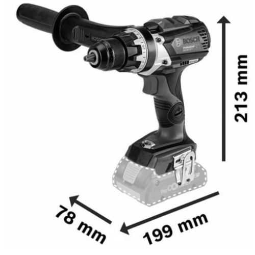 Perceuse-visseuse 18V GSR 18V-110 C (sans batterie ni chargeur) + L-BOXX - BOSCH - 06019G0109 pas cher Secondaire 1 L