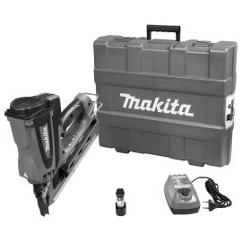 Cloueur autonome à gaz 7,2V Makita GN900SE + 2 batteries 1 Ah + chargeur + coffret de transport pas cher Principale M