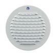 Grille ronde 435R 100 mm aluminium blanc RAL9010 RENSON 10134 photo du produit
